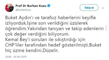 burhan kuzu'nun buket aydın hakkında tweet atması - burhan-kuzunun-buket-aydin-hakkinda-tweet-atmasi-n9Kpq