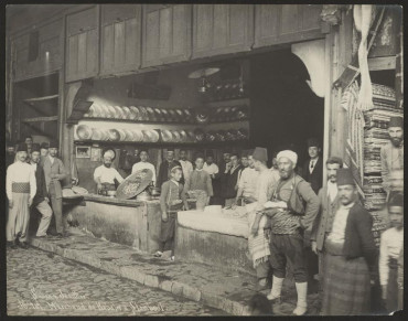 19. yy'da istanbul'da çekilen kebapçı fotoğrafı - diyedusunuyorumben-E5nBQ