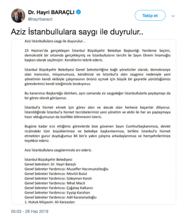 ibb genel sekreteri ve yardımcılarının istifası - mucitos-ldQzt